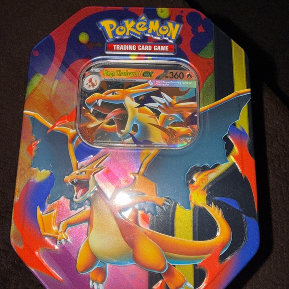 pokemon cards charizard tin Pokémon: Mega quality craftsmanship Charizard G Lvl X Pokémon